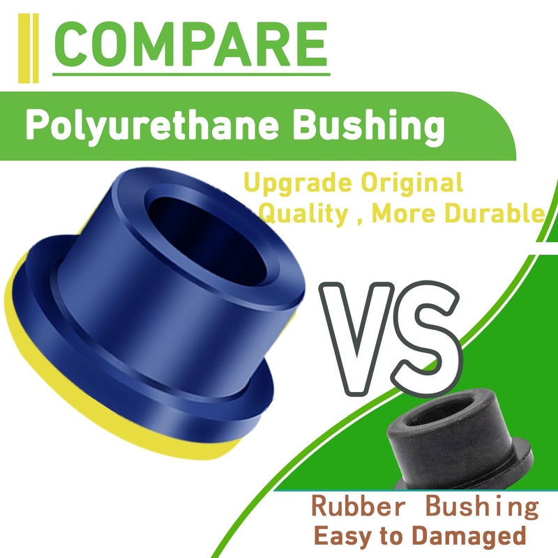 Drive-up Club Car DS Bushings and Sleeve Kit, Polyurethane Bushings Kit Fits for Front Upper A Arm Suspension DS 1992-up Models, Replaces OEM 1016346 - Image 4